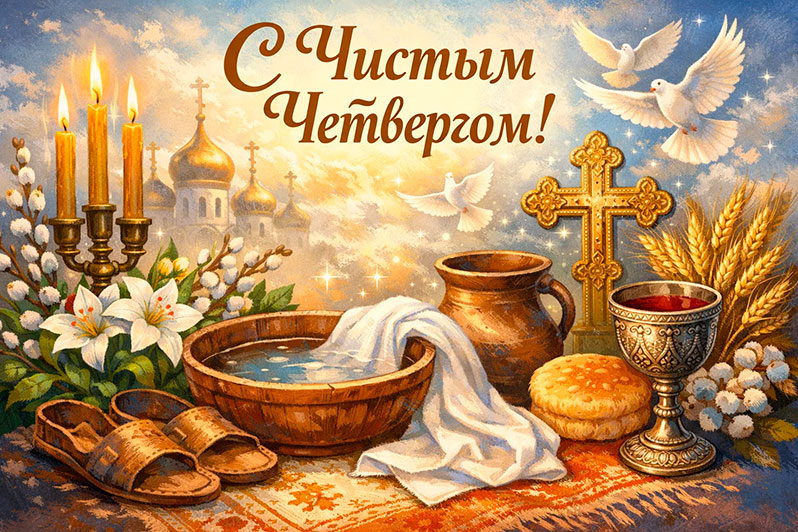 Открытка на Чистый четверг