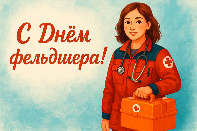 Открытка на День фельдшера