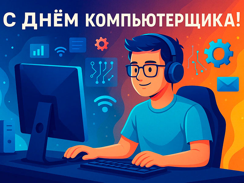 Открытка на день компьютерщика