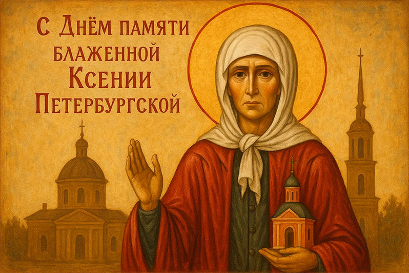 Открытка на День Ксении Петербургской