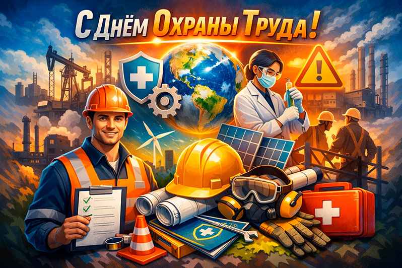 Открытка на День охраны труда