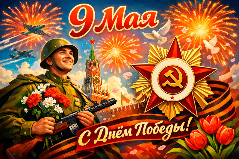 Открытка на День Победы