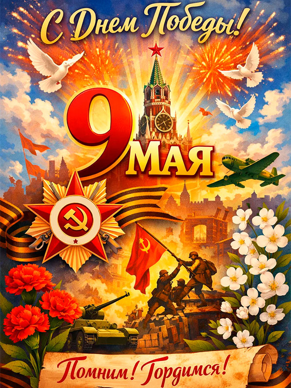 Открытка на День Победы