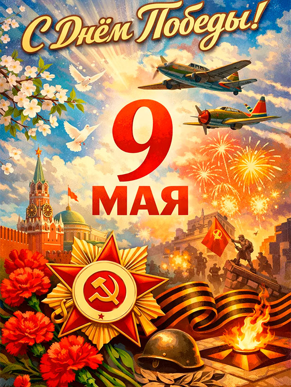 Открытка на День Победы