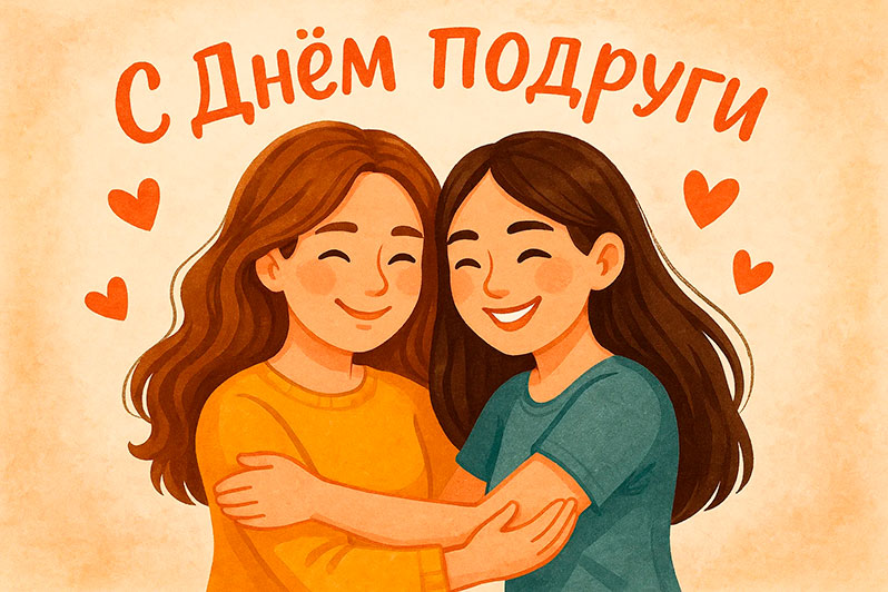 Открытка на День подруги