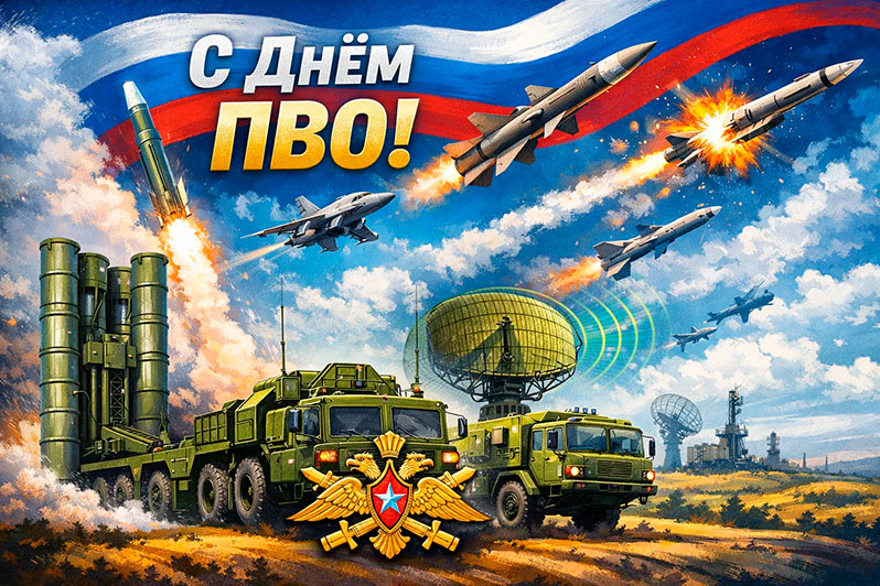 Открытка на День ПВО