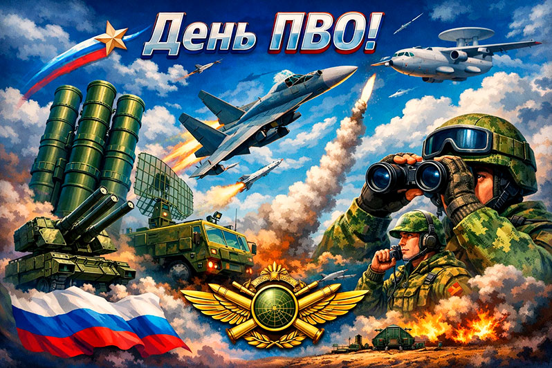 Открытка на День ПВО