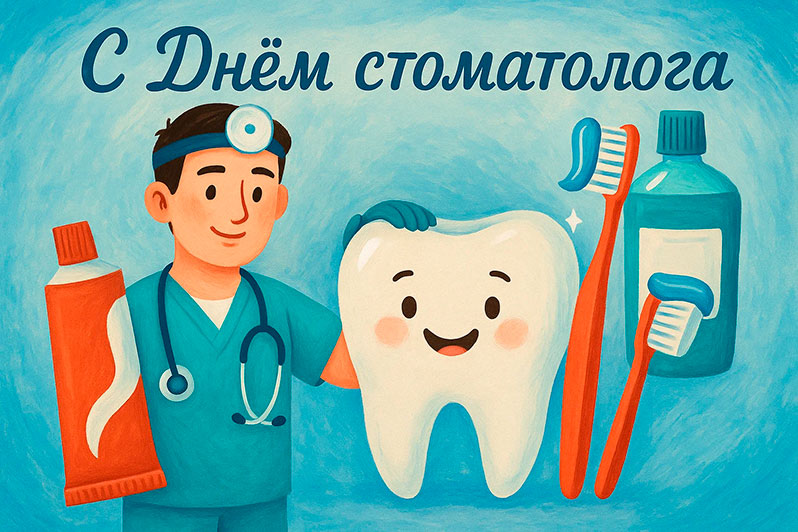 Открытка на День стоматолога