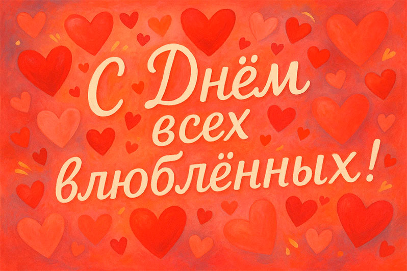 Открытка на День святого Валентина