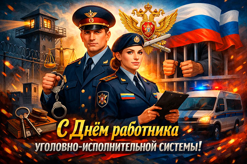 Открытка на День уголовно-исполнительной системы