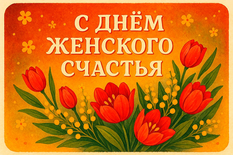 Открытка на День женского счастья