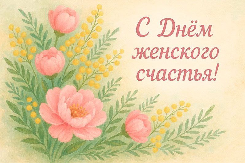 Открытка на День женского счастья