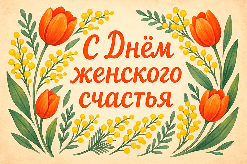 Открытка на День женского счастья