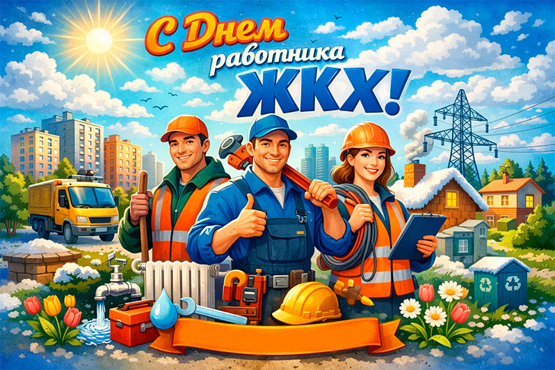 Открытка на День работника ЖКХ