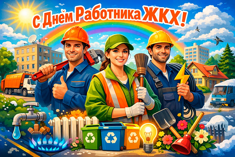 Открытка на День работника ЖКХ