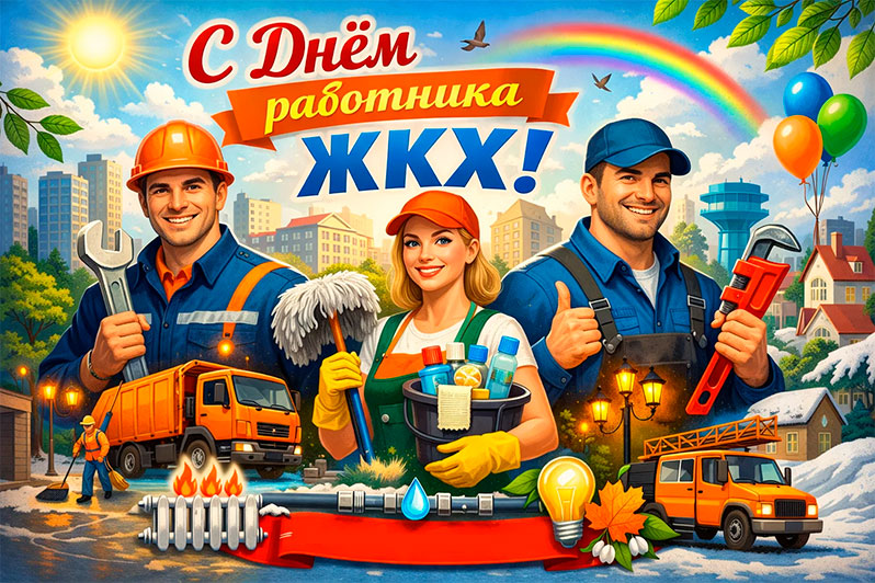 Открытка на День работника ЖКХ