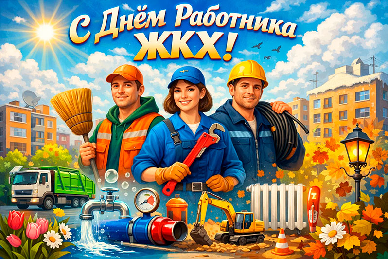 Открытка на День работника ЖКХ