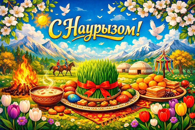 Открытка на Навруз