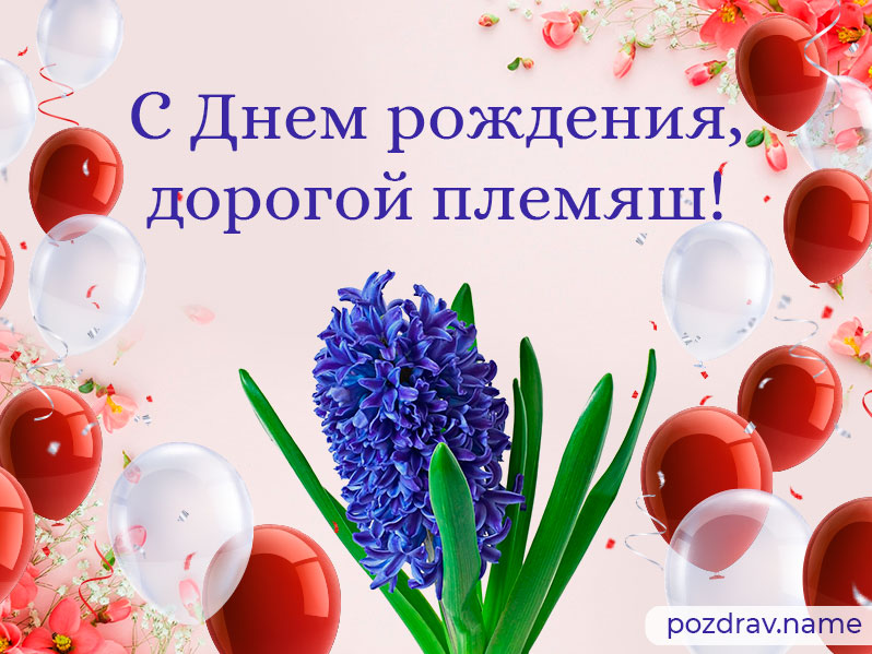 Открытка на день рождения взрослому племяннику