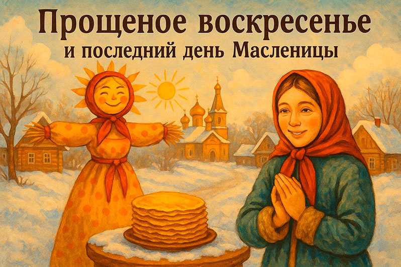 Открытка на Прощеное воскресенье