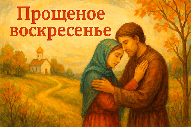 Открытка на Прощеное воскресенье