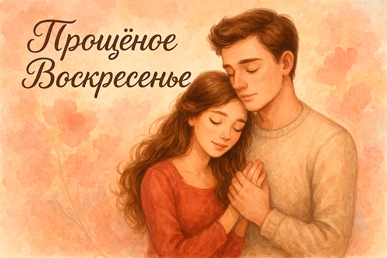 Открытка на Прощеное воскресенье любимой