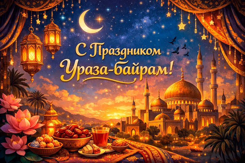 Открытка на Ураза-байрам