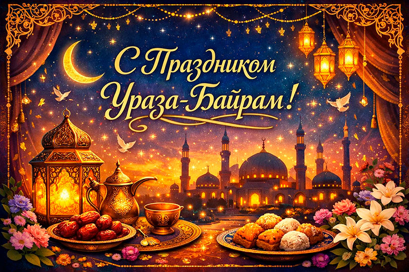 Открытка на Ураза-байрам