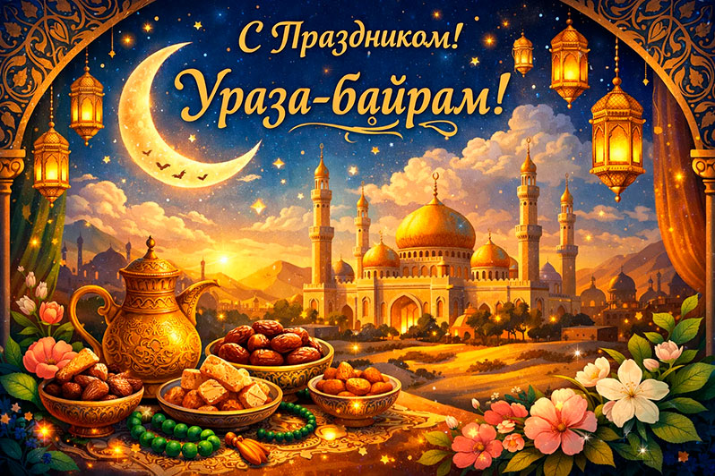 Открытка на Ураза-байрам